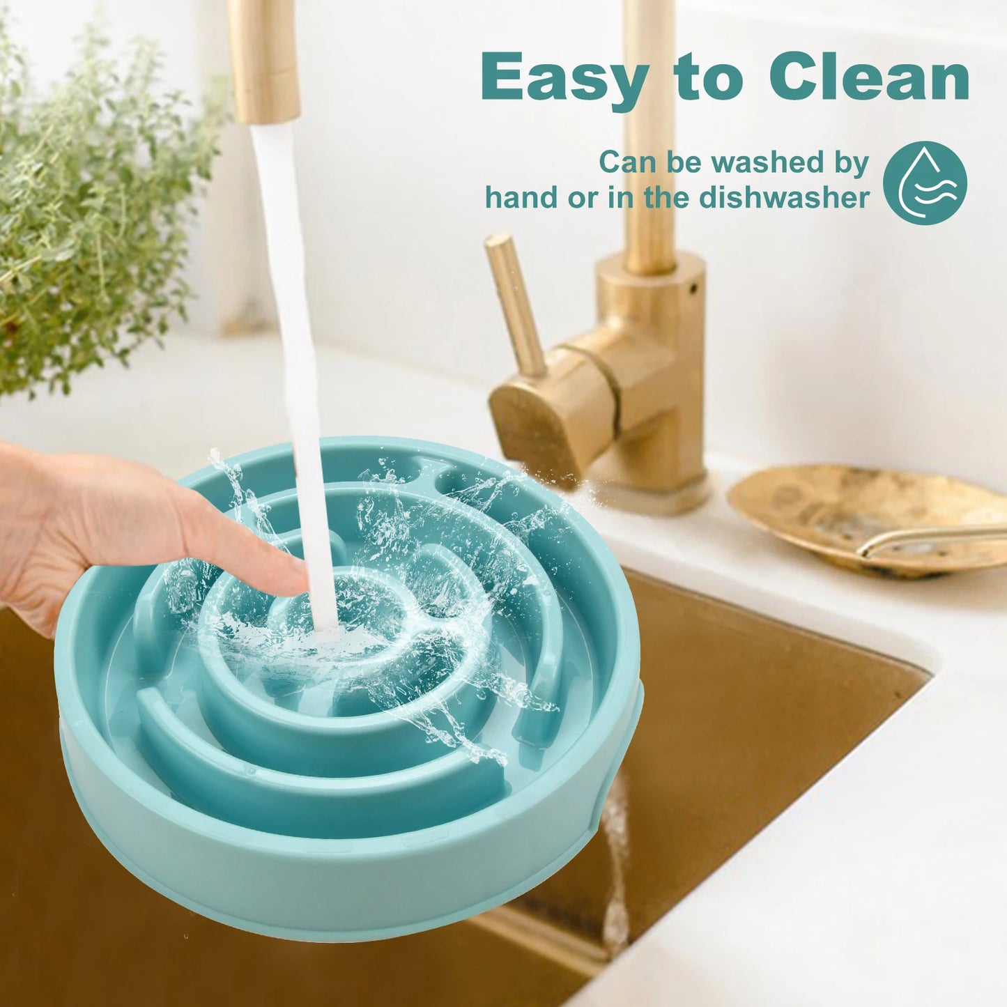 Wagmint Slow-Down Feeder Bowl