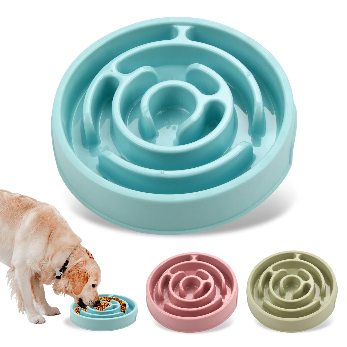 Wagmint Slow-Down Feeder Bowl